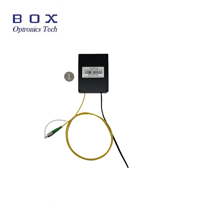 840nm 5mW 10nm SLD Broadband အလင်းအရင်းအမြစ်